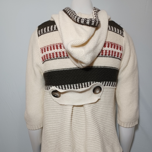 Allen B by Allen Schawrtz Hooded Cardigan/ Sweater Size Xs - Picture 2 of 4